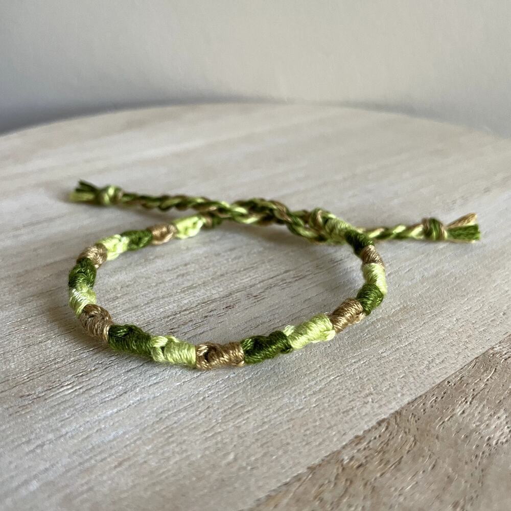 Svetlana Bracelet anklet trendy comfortable tie embroidery thread woven gift